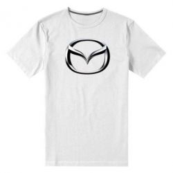 Мужская футболка премиум Mazda 3D Logo - PrintSalon