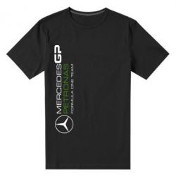 Мужская футболка премиум Mercedes GP Vert - PrintSalon