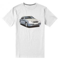 Мужская футболка премиум Мерседес - PrintSalon