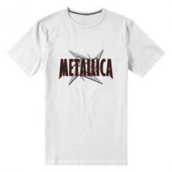 Мужская футболка премиум Metallica Logo - PrintSalon