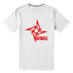 Мужская футболка премиум Metallica Logotype - PrintSalon