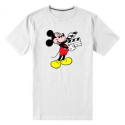 Мужская футболка премиум Микки режиссер - PrintSalon