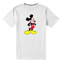 Чоловіча преміум футболка Міккі - PrintSalon