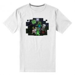 Мужская футболка премиум Minecraft Party - PrintSalon