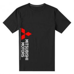 Чоловіча преміум футболка Mitsubishi Motors лого - PrintSalon
