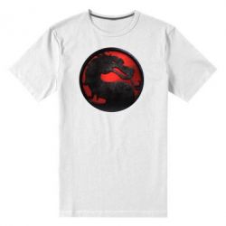Чоловіча преміум футболка Mortal Kombat Logo - PrintSalon