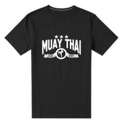 Мужская футболка премиум Muay Thai Hard Body - PrintSalon