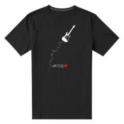 Мужская футболка премиум Music love - PrintSalon