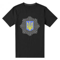 Мужская футболка премиум МВС України - PrintSalon