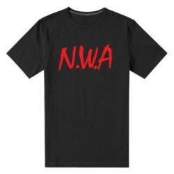 Мужская футболка премиум N.W.A Logo - PrintSalon