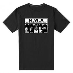 Мужская футболка премиум N.W.A. - PrintSalon