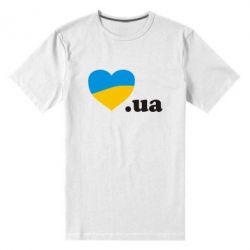 Мужская футболка премиум Народився в Україні - PrintSalon