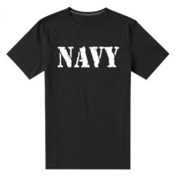 Мужская футболка премиум NAVY - PrintSalon