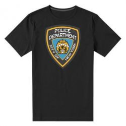 Мужская футболка премиум New York Police Department - PrintSalon