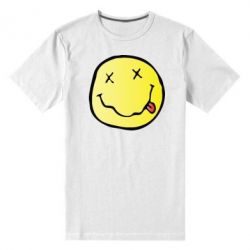 Чоловіча преміум футболка Nirvana Logo 3D - PrintSalon