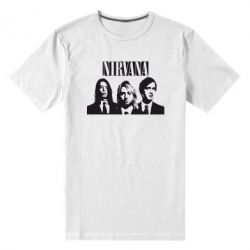 Мужская футболка премиум Nirvana (Нирвана) - PrintSalon