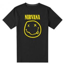 Мужская футболка премиум Nirvana (Нирвана) - PrintSalon