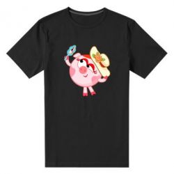 Мужская футболка премиум Нюша в шляпке - PrintSalon