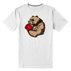 Мужская футболка премиум Panda Boxing - PrintSalon