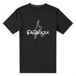 Чоловіча преміум футболка Parkour jump - PrintSalon