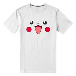 Мужская футболка премиум Pikachu Smile - PrintSalon