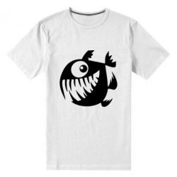 Мужская футболка премиум Пиранья - PrintSalon