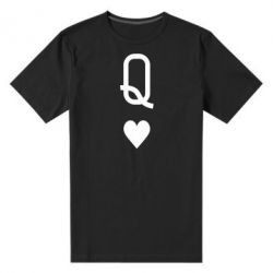 Мужская футболка премиум Playing Cards Queen - PrintSalon