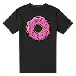 Мужская футболка премиум Пончик Гомера - PrintSalon