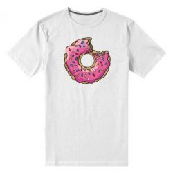 Мужская футболка премиум Пончик - PrintSalon