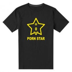 Мужская футболка премиум porn star - PrintSalon