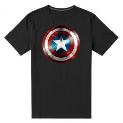 Мужская футболка премиум Потертый щит - PrintSalon