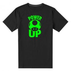 Чоловіча преміум футболка Power Up Маріо гриб - PrintSalon