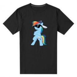 Мужская футболка премиум Rainbow Dash Cool - PrintSalon