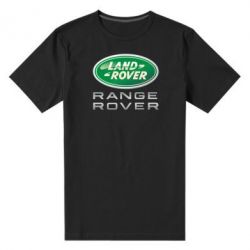 Мужская футболка премиум Range Rover Logo Metalic - PrintSalon