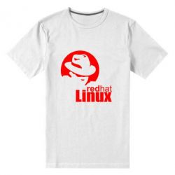 Мужская футболка премиум Redhat Linux - PrintSalon