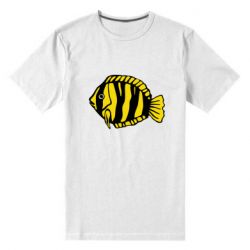 Мужская футболка премиум рыбка - PrintSalon