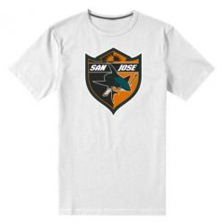 Мужская футболка премиум San Jose Sharks - PrintSalon