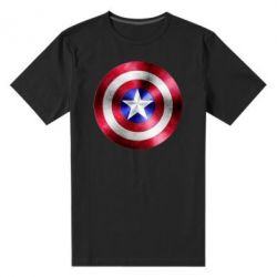 Мужская футболка премиум Щит кэпа - PrintSalon