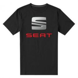 Мужская футболка премиум Сеат - PrintSalon