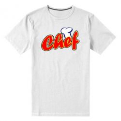 Мужская футболка премиум Шеф-повар - PrintSalon