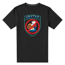 Мужская стрейчевая футболка Шеврон Анти Аватар - PrintSalon