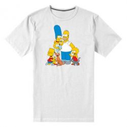 Мужская футболка премиум Simpsons Family - PrintSalon