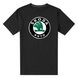 Мужская футболка премиум Skoda Auto - PrintSalon