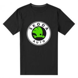 Мужская футболка премиум Skoda Auto - PrintSalon