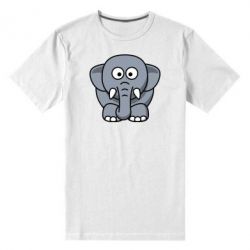 Чоловіча преміум футболка Слоненя - PrintSalon