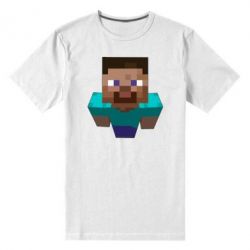 Мужская футболка премиум Steve from Minecraft - PrintSalon
