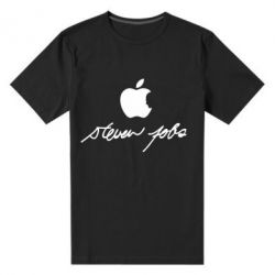 Мужская футболка премиум Steve Jobs - PrintSalon