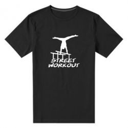 Мужская футболка премиум Street workout-PrintSalon Мужская футболка премиум Street workout