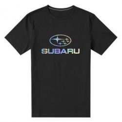 Мужская футболка премиум Subaru  Голограмма - PrintSalon
