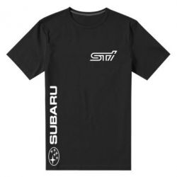 Чоловіча преміум футболка Subaru STI Logo - PrintSalon